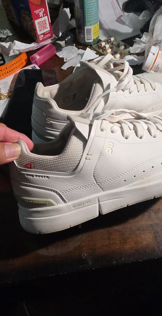 On Running Men's Cloudnova Leather Sneakers in Cream White